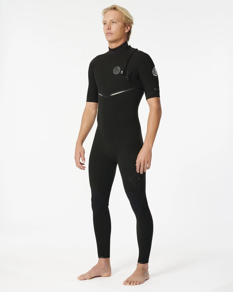 Long John Rip Curl E-Bomb E7 Zip Free Black Manga Curta