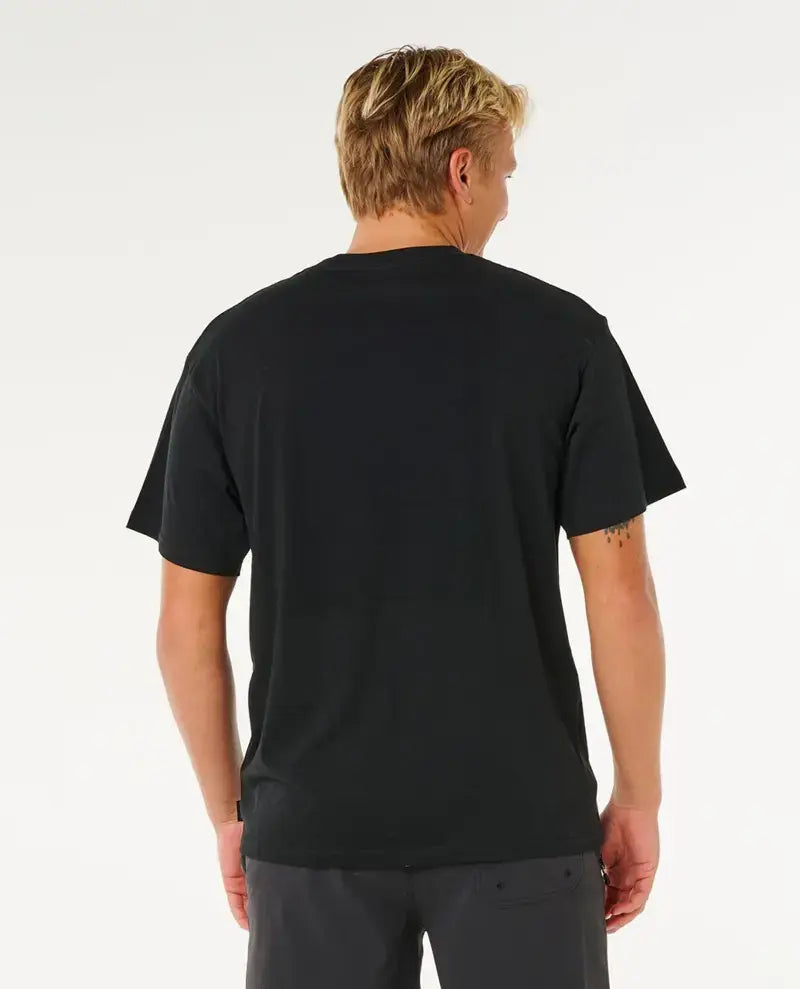 Camiseta Rip Curl Script Signature GM Preta