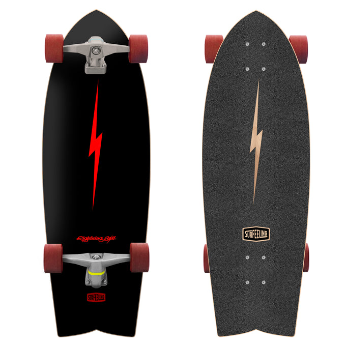 Simulador de Surf Surfeeling - Lightning Bolt - BLACK