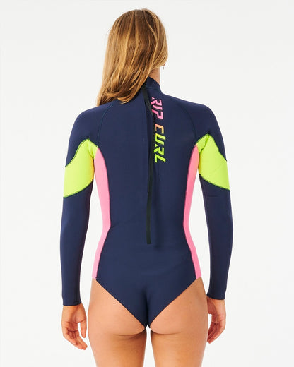 Short John Feminino Rip Curl G Bomb BZ LS – Azul Marinho