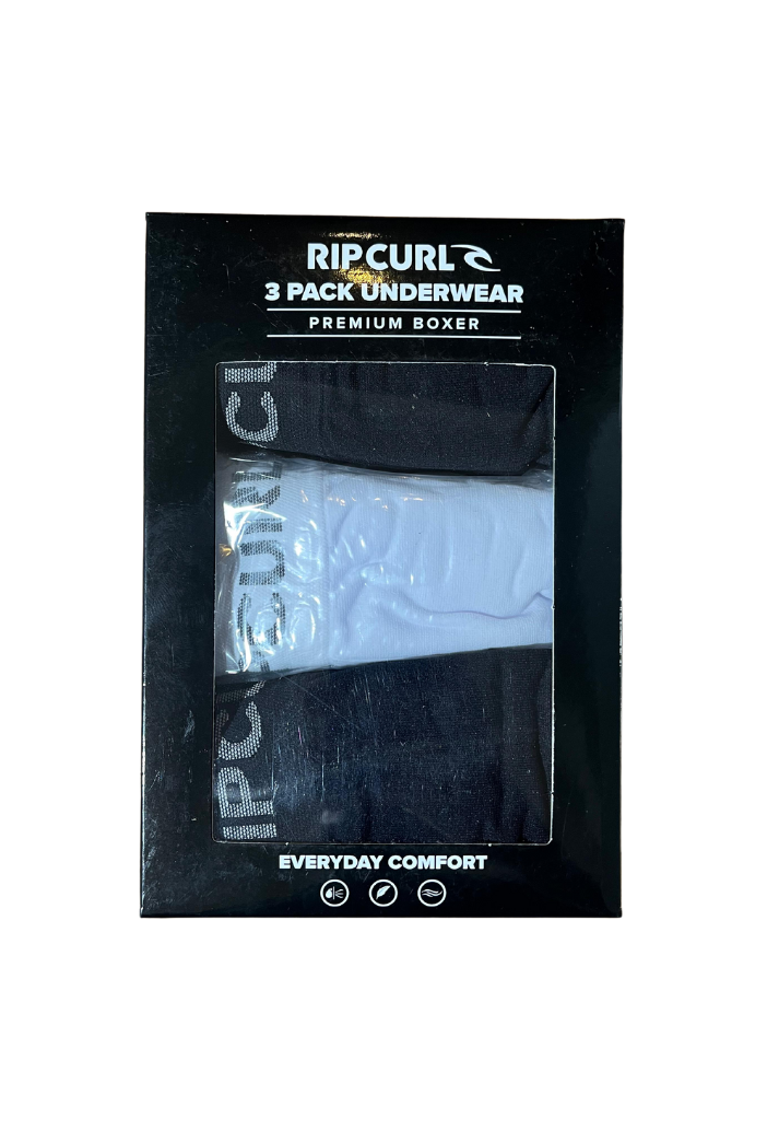 Kit  3 Cuecas Rip Curl BLack White