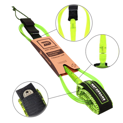 Leash Micro Comp Wet Dreams 6'0 x 5 mm Premium Line