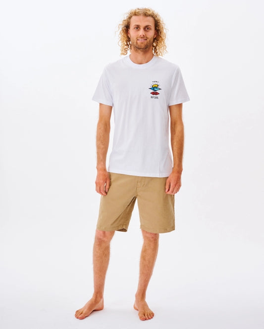 Camiseta Rip Curl Search Icon White