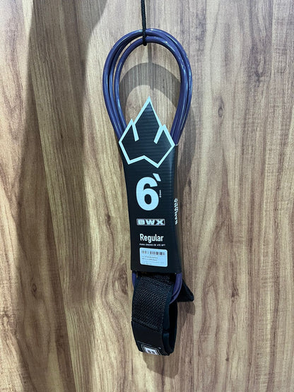 Leash Banana Wax 6'0 x 6 mm - Economy Regular