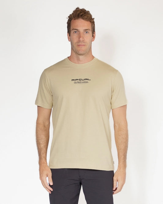 Camiseta Rip Curl Search Continues Bege
