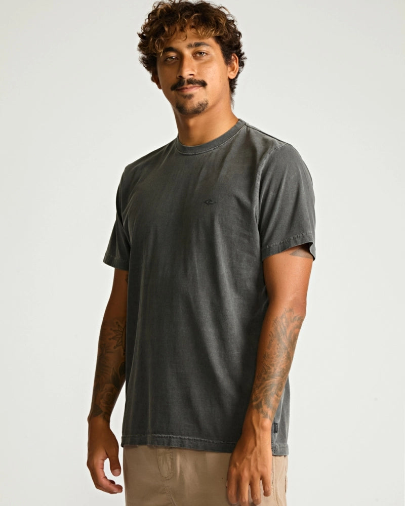 Camiseta Rip Curl Classic Surf Washed Preto