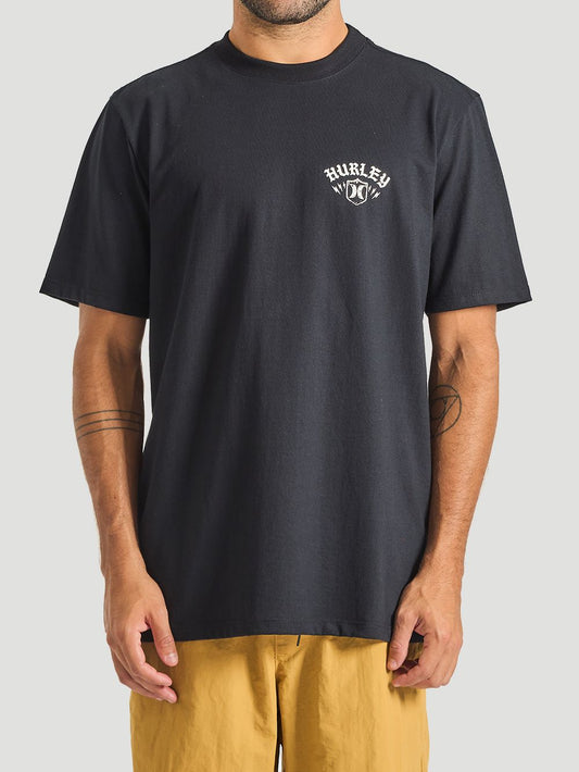 Camiseta Hurley Brasão Preto