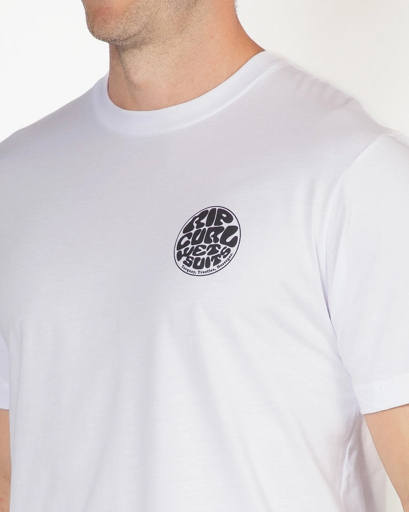 Camiseta Rip Curl Wettie Suit Icon White