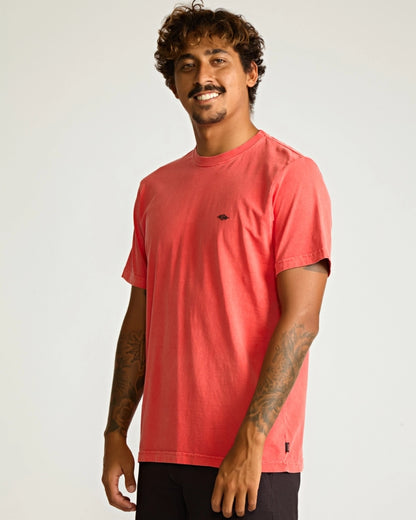 Camiseta Rip Curl Classic Surf Washed Lava Red