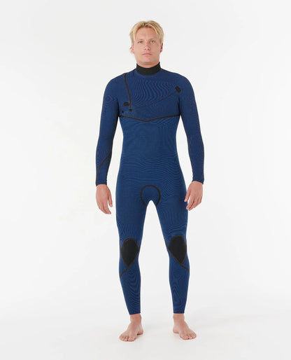 Long John Rip Curl E-Bomb E7 Zip Free Black/Blue 3.2 mm