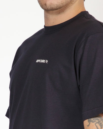 Camiseta Rip Curl Brand Icon Washed Black