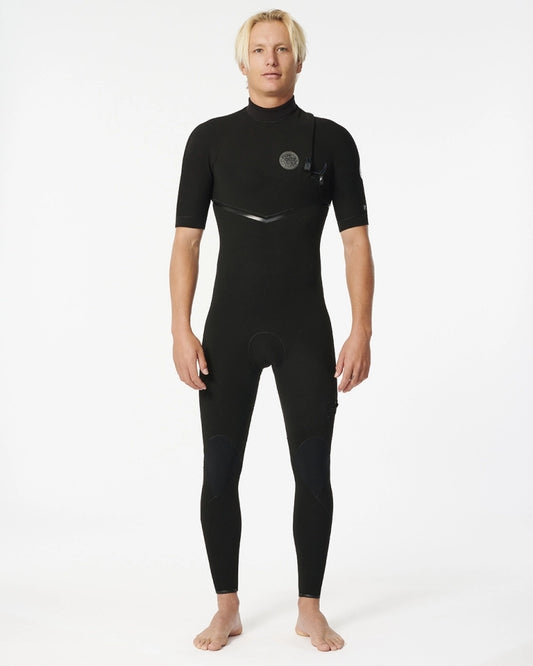 Long John Rip Curl E-Bomb E7 Zip Free Black Manga Curta