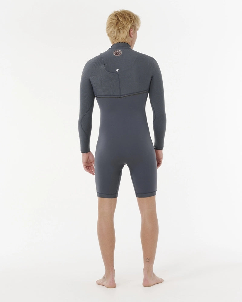 Short John Rip Curl Manga Longa E-Bomb 2/2mm Zip Free
