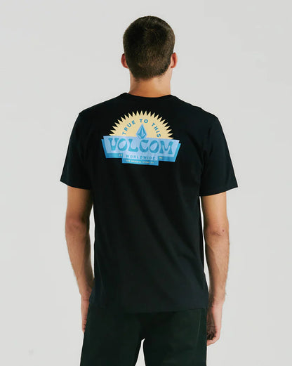 Camiseta Volcom Mc Shaped UP Preto