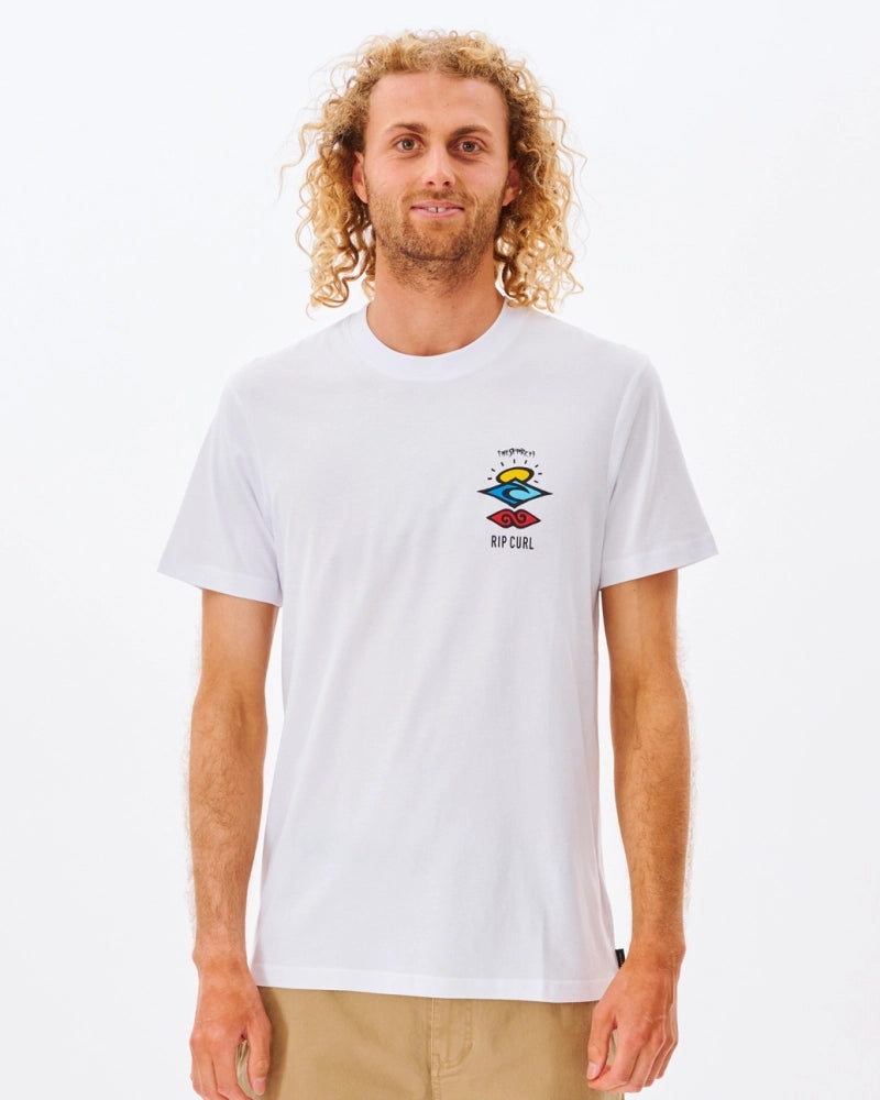 Camiseta Rip Curl Search Icon White