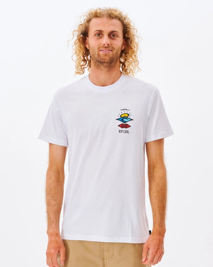 Camiseta Rip Curl Search Icon White