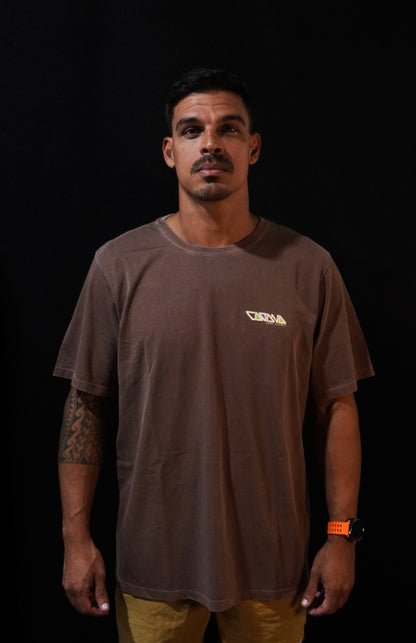 Camiseta Cabana Ripple / Marrom