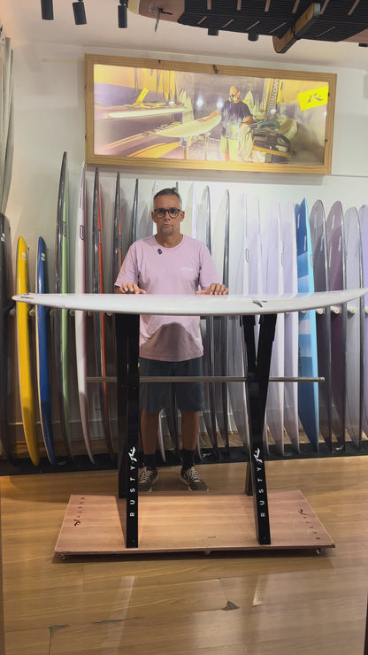 Prancha Rusty Dwart (Full Carbon) 6'4 x 21,75 x 2,89 : 45,2 L