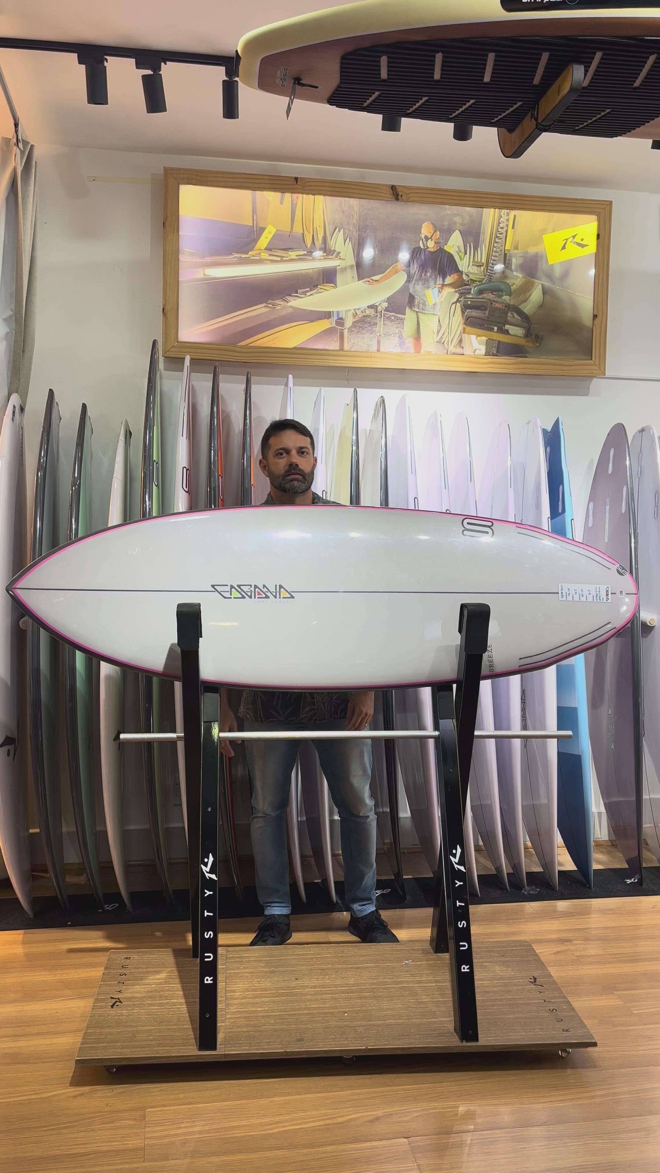 Prancha Cabana Breeze (EPS) 5'10 x 21,50 x 2,58: 36 L – Cabana Surf